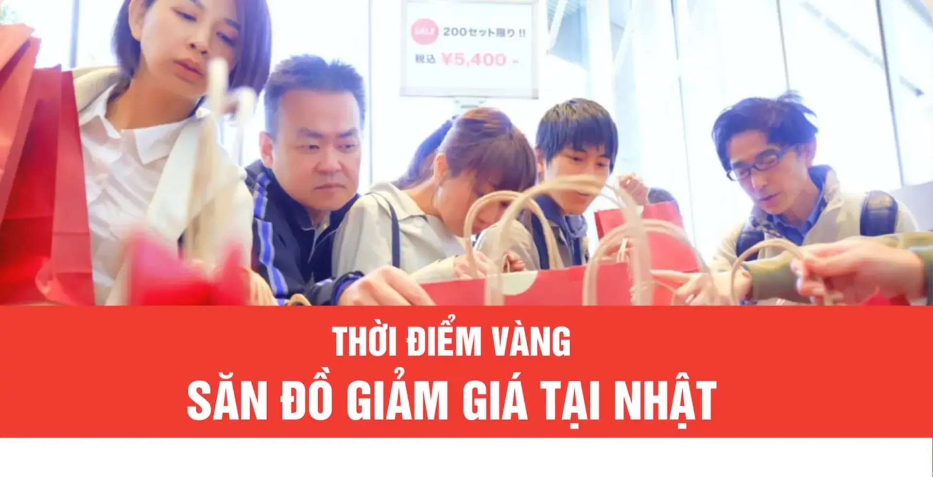 Thời điểm vàng săn đồ giảm giá ở Nhật
